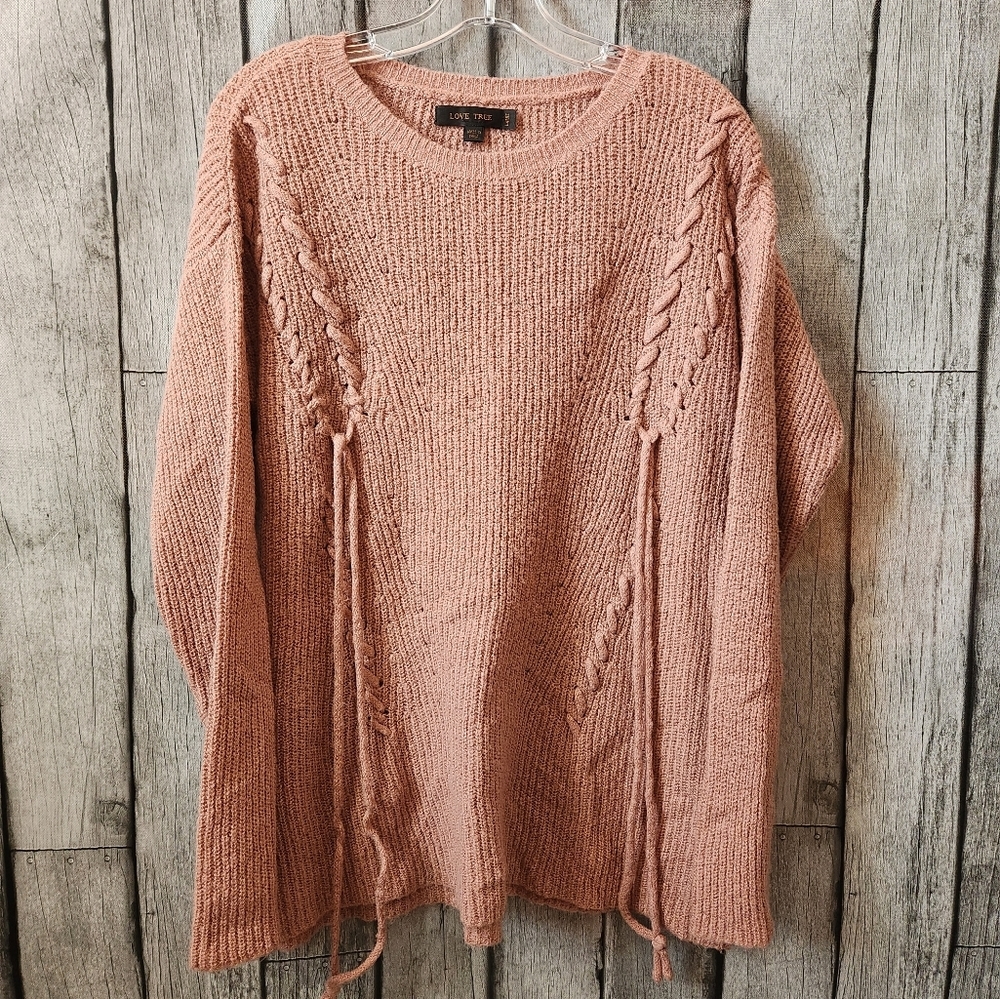Love Tree Dusty Rose‎ Sweater